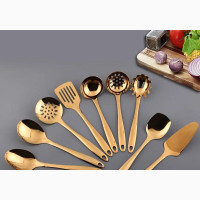 Golden Cooking Utensils Each