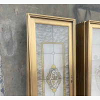 2.100 by 750 Aluminum Frame Full Glass Toilet Door