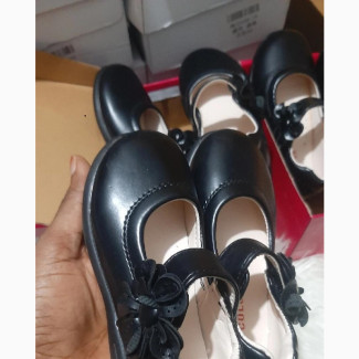 Girls Leather School Shoes - Brand New