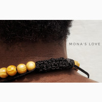 A Mona#039;s Love Adjustable Wooden Necklace