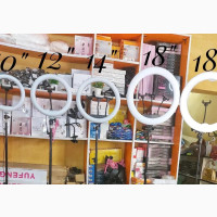 Assorted Ring Lights in Various Sizes and Types
