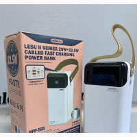Remax Cabled Fast Charging Power Bank - 60000mah - RPP-565