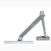 Door Closer 45kg Hydraulic Silver Aluminium Steger