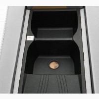 Black Double Bowl Acrylic Kitchen Sink