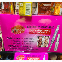 VEET GOLD Retinol Kojic Acid Extra Whitening Facial Soap