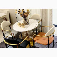 Your Quality Restaurant Dining Chairs With Gold Arms Chair