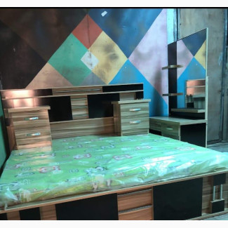 Quality 6by6 Set of Bed With Dressing and Two Bed Sides