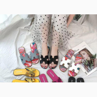 Female Leather Slipper