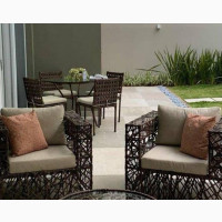 Two Seats Out Hair With Table
