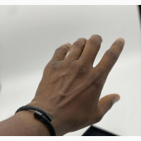 Black Steel Unique Men#039;s Link Bracelet