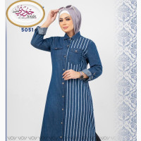 Denim Jean Gown