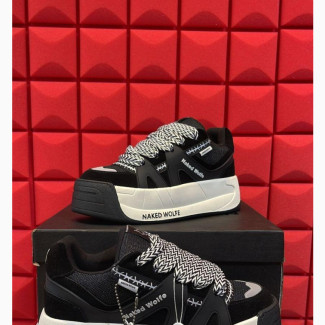 Naked Wolfe Slider Black Sneakers