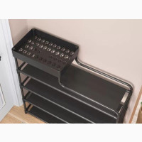 Steel Shoe Rack Organiser With Storage Space