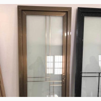 Turkey Steel Full Glass Bronze (Master/Madam Toilet Door)