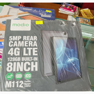 Modio M12 128 GB Black Tablet - Brand New