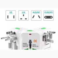 All in One International Plug Adaptor and Surge Protector