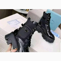Prada Women#039;s Black Ankle Boots