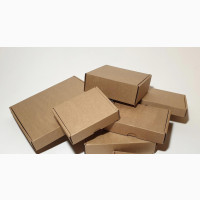 White Brown Corrugated Delivery Mailers