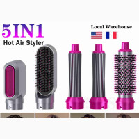 5 in 1 Style Electric Hair Combs With Blow Dryer
