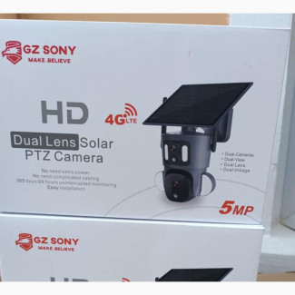 4G Double Lines Solar Powered Camera