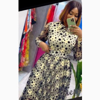 Spotted Gown - Quality Fashion for Ladies