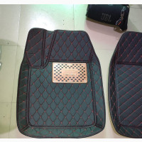 Universal Car Footmat Black Red - Brand New