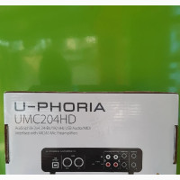 U-Phoria UMC204HD Audiophile 2x4, 24-Bit/192 KHZ USB Audio