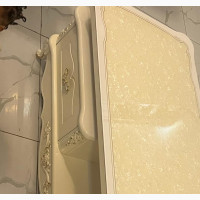 Glass Cream Center Table