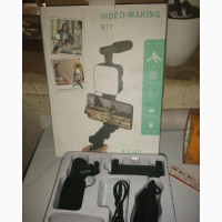 Smartphone Video Kit Microphone LED Selfie