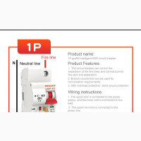 Wifi Circuit Breaker Tuya Smart Life 1P - 63A