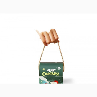 X-Mas Cookie Bag With Rope Handle
