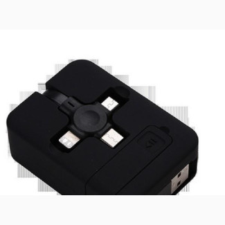 3in1 Fast Charging Retractable Portable With Phone Stand
