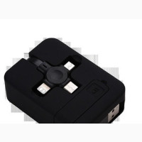 3in1 Fast Charging Retractable Portable With Phone Stand