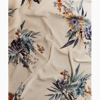 Vintage Crepe Fabric - High Quality