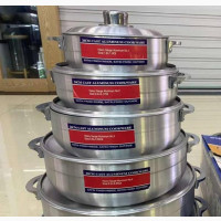 6pieces Quality Polishing Aluminum Pot