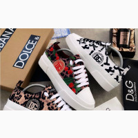 Luxury Dolce Gabbana Leopard Print SNKS