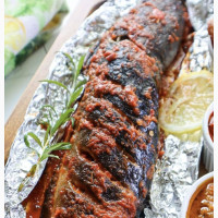 Grilled Catfish With Chips