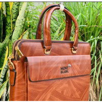 Mont Blanc Leather Handbag