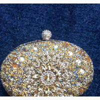 Fashionable Gold Clutch - Shine at Any Party