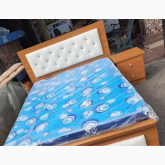 Quality Wooden 4.5by6 Bed Frame With One Bed Side