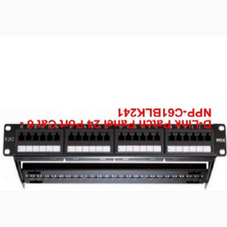 D-Link Patch Panel 24 Port Cat 6 – NPP-C61blk241