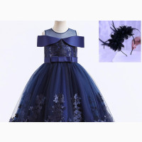 Unique Navy Blue Ceremonial Ball Gown - Brand New