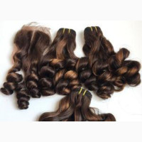Wavy Curly Human Hair Weavon