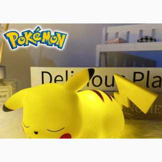 Pokemon Pikachu Cute Squishy Night Light Soft Led Toy Gift
