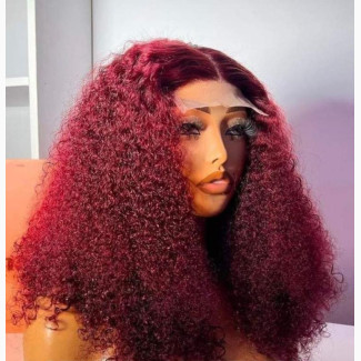Full Frontal Curly Human Hair Wig
