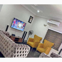 High Quality 7 Seater Living Room Fabric Made Sofa Chair