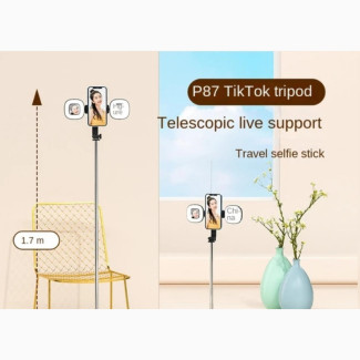 Selfie Stick Tripod With 2 Ring Light and Remote in Abuja