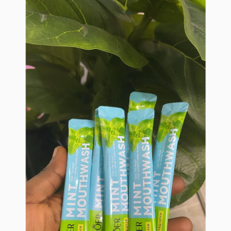 Pocket Mouthwash, Peach Mint Lemon