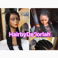 Full Lace Side Part Ghana Weaving Wig