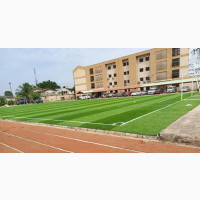 Newly Installed Football Pitch With a 35mm Artificial Grass